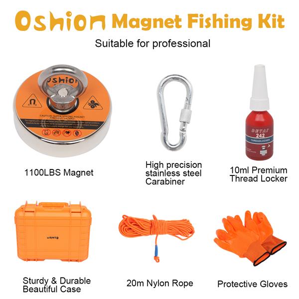1100lb Magnetic Fishing Kit - South Staffs Trading